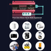 RadiantGrid Pro 3000W Complete Solar Kit - Pure Sine Wave Inverter with 300W Panel and Smart Controller