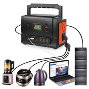RadiantGrid PowerStation Pro Series 200W/500W/1000W - Pure Sine Wave Portable Solar Generator with PD & QC3.0