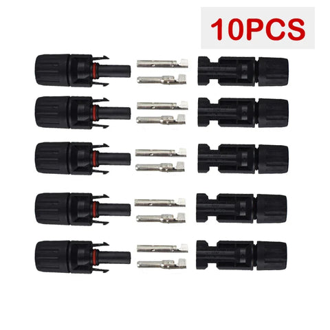 10 PCS DRadiantGrid Pro Solar ConnectorsC solar connector kit, 1000V 30A, IP67 waterproof, for PV/MC cable connection.
